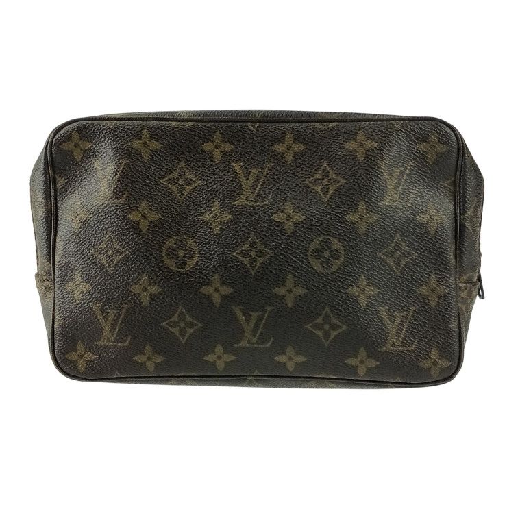 Louis Vuitton Second Bag Monogram Trousse Toilette 23 Brown Leather — view 3