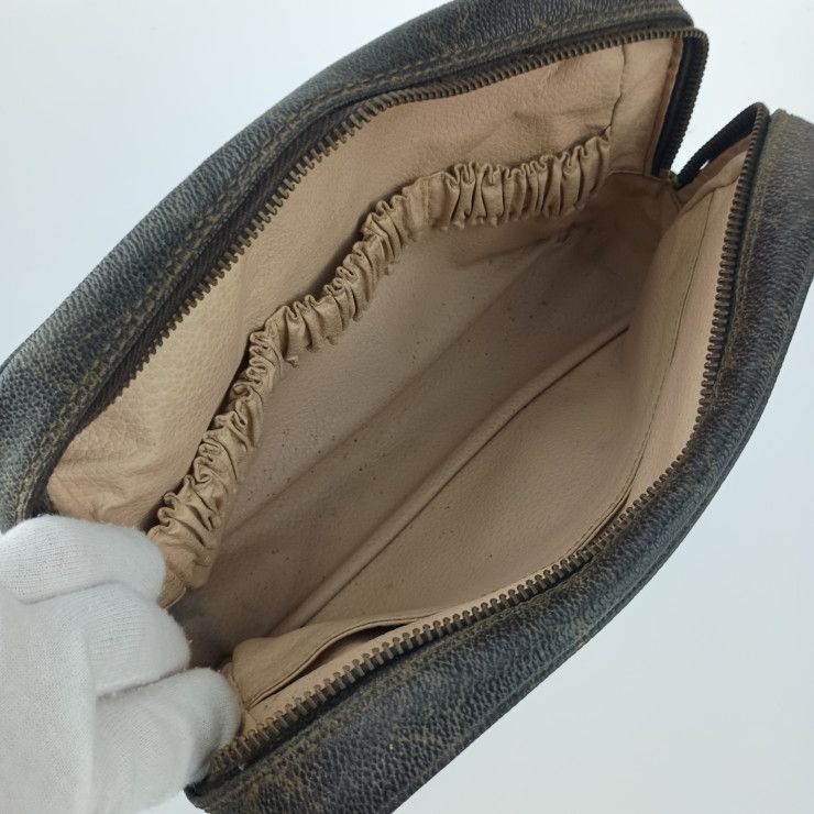 Louis Vuitton Second Bag Monogram Trousse Toilette 23 Brown Leather — view 7