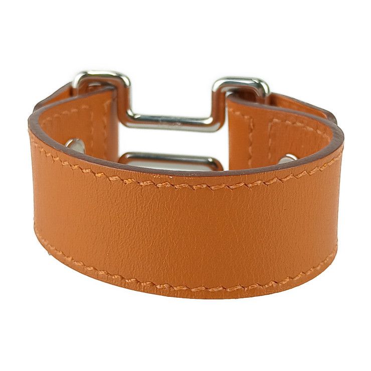 Hermes Bracelet Tonight Orange Silver Hardware Vorswith — view 4