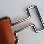 Hermes Bracelet Tonight Orange Silver Hardware Vorswith — view 8