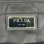Prada Shoulder Bag Messenger 2 Vd013 Black Nylon Leather Flap — view 9