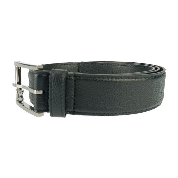 Louis Vuitton Saint Germain 35 mm Belt M8355 S Black Leather Men 100 40 — view 3