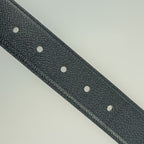 Louis Vuitton Saint Germain 35 mm Belt M8355 S Black Leather Men 100 40 — view 6