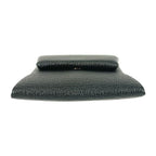 Hermes Bastia Coin Case Black Chevre Silver Hardware — view 4