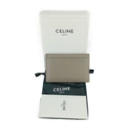 Celine Card Case Plain Holder 10 B703 bel.10 bl Gray Grained Calfskin — view 9