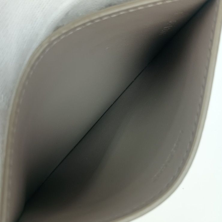Celine Card Case Plain Holder 10 B703 bel.10 bl Gray Grained Calfskin — view 7