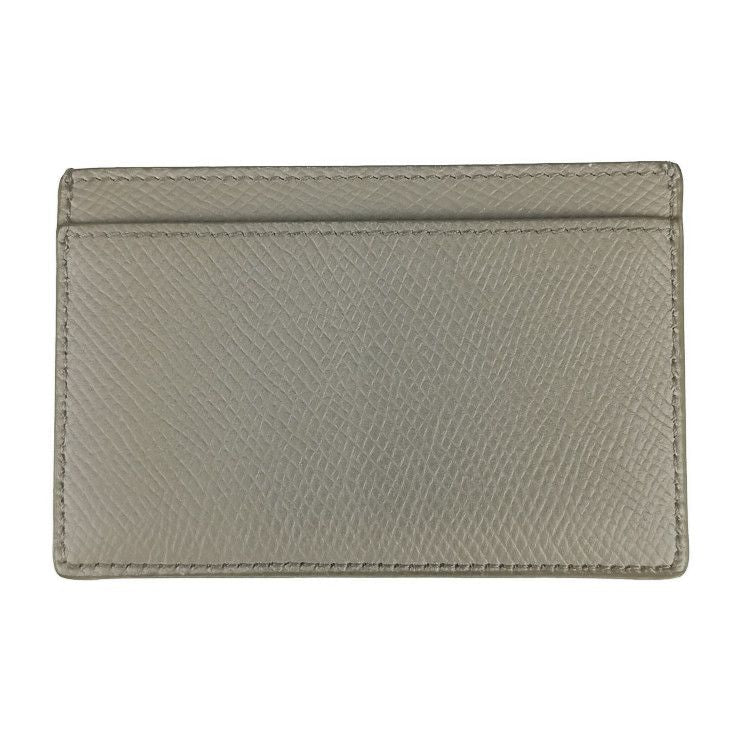 Celine Card Case Plain Holder 10 B703 bel.10 bl Gray Grained Calfskin — view 4