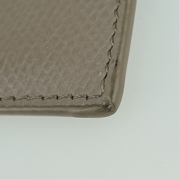 Celine Card Case Plain Holder 10 B703 bel.10 bl Gray Grained Calfskin — view 5