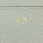 Celine Card Case Plain Holder 10 B703 bel.10 bl Gray Grained Calfskin — view 8