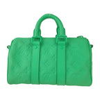 Louis Vuitton Handbag Keepall Bandouliere 25 Minty Green Taurillon — view 3