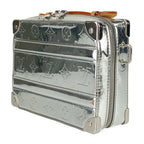 Louis Vuitton Shoulder Bag Monogram Mirror Handle Soft Trunk Silver — view 2