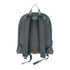 Gucci Backpack Sherry Line Black Silver Hardware Canvas — view 3