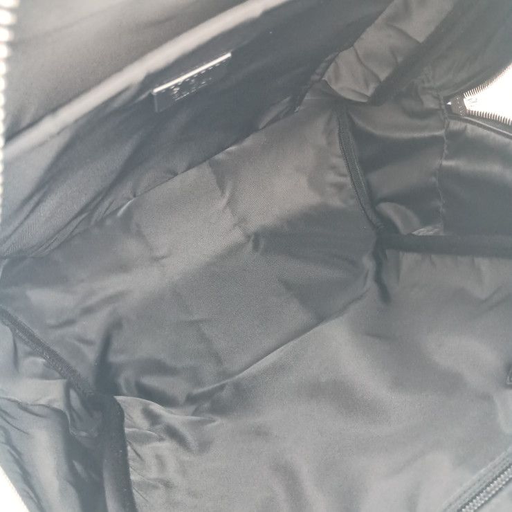 Gucci Backpack Sherry Line Black Silver Hardware Canvas — view 7