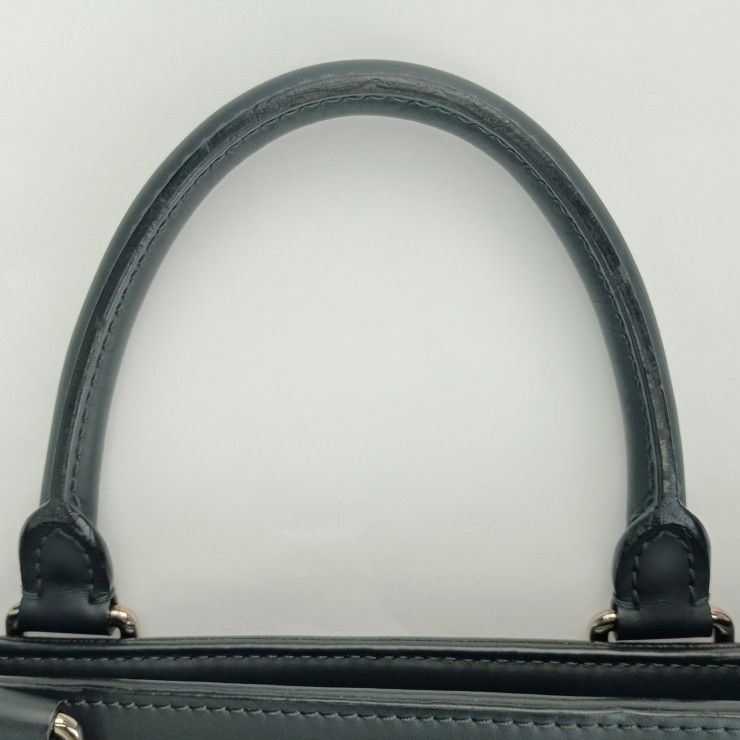 Louis Vuitton Tote Bag Newport Navy Silver Hardware Damier Cobalt Canvas — view 7