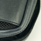 Fendi Body Bag Bugs One Shoulder 7 D Navy Black Silver Hardware — view 7