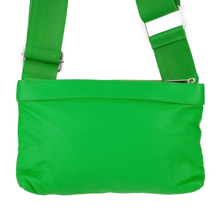 Bottega Veneta Shoulder Bag Classic Pillow Crossbody Green Silver — view 3
