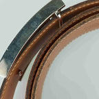 Hermes Belt Lucky Metal Orange Epson Constance Reversible Silver — view 6