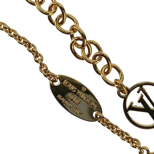 Louis Vuitton Bracelet &me R Gold Metal Circle — view 6