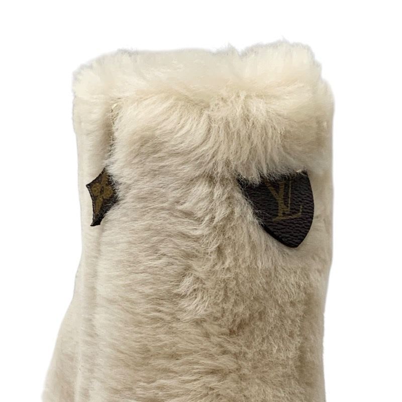 Louis Vuitton Silhouette Line Monogram Boots Short Shoes Fur Leather — view 9