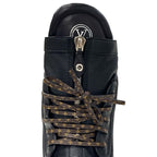 Louis Vuitton Slalom Line Monogram Boots Short Shoes Leather Black Snow — view 9
