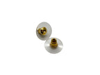 Chanel CC Logo Dangling Earrings 08 Resin Glitter Clear Yellow — view 7
