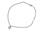 Chanel CC Logo Necklace 09 44 Rhinestone Metal Clear Silver