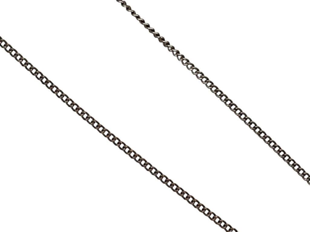 Chanel CC Logo Necklace 09 44 Rhinestone Metal Clear Silver — view 7