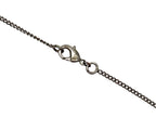 Chanel CC Logo Necklace 09 44 Rhinestone Metal Clear Silver — view 8