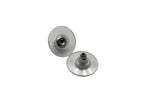Chanel CC Logo Earrings Rhinestone Metal Clear Silver — view 7