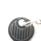 Hermes SV 925 Cadena Key Motif H Logo Necklace Pendant Top Accessory Silver — view 7