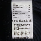 Hermes Raffia Serie Button Medium Fold Hat Straw Navy Blue 58 — view 9