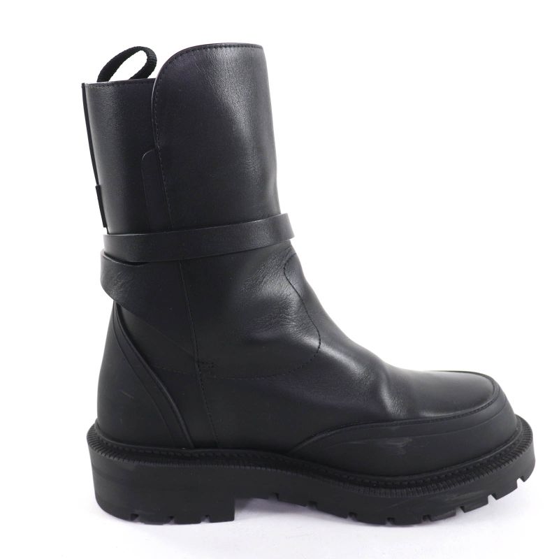 Christian Dior Empreinte Leather Short Boots With CD Logo — view 6