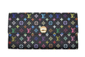 Louis Vuitton Wallet Takashi Murakami Portefeuille Sarah Black Monogram