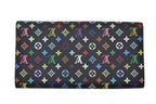 Louis Vuitton Wallet Takashi Murakami Portefeuille Sarah Black Monogram — view 2