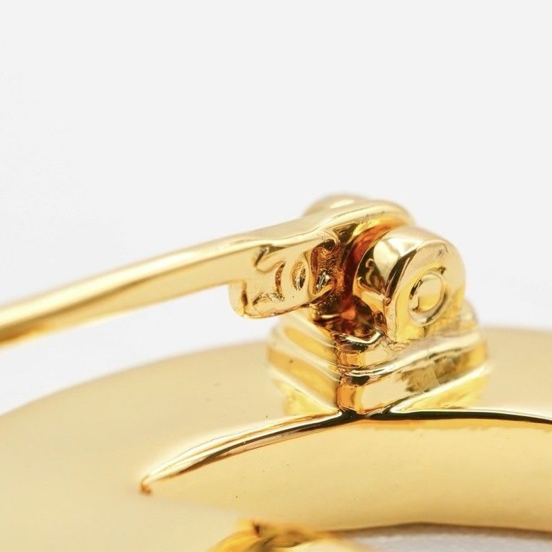 Chanel Brooch Corsage Gold Black Coco Mark — view 7
