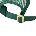 Celine Cap Hat Green White Gold Triomphe Mesh Baseball Cotton — view 6