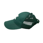 Celine Cap Hat Green White Gold Triomphe Mesh Baseball Cotton — view 3