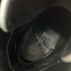 Louis Vuitton Laurie Line Boots Short Shoes Leather Patent Silver Black — view 7