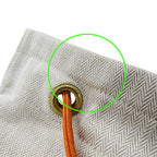 Hermes Bag Shoulder Aline Gm Toile Chevron Natural Orange — view 9