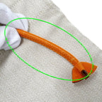 Hermes Bag Shoulder Aline Gm Toile Chevron Natural Orange — view 6
