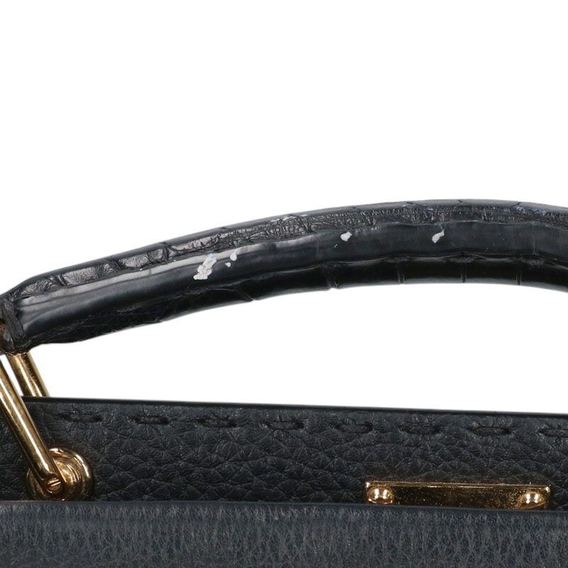 Fendi Peekaboo Fitted Selleria Crocleather Transept Handbag — view 5
