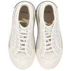Fendi Marc Jacobs 8 E8425 FF Logo Canvas Thick Soled Sneakers Men — view 4