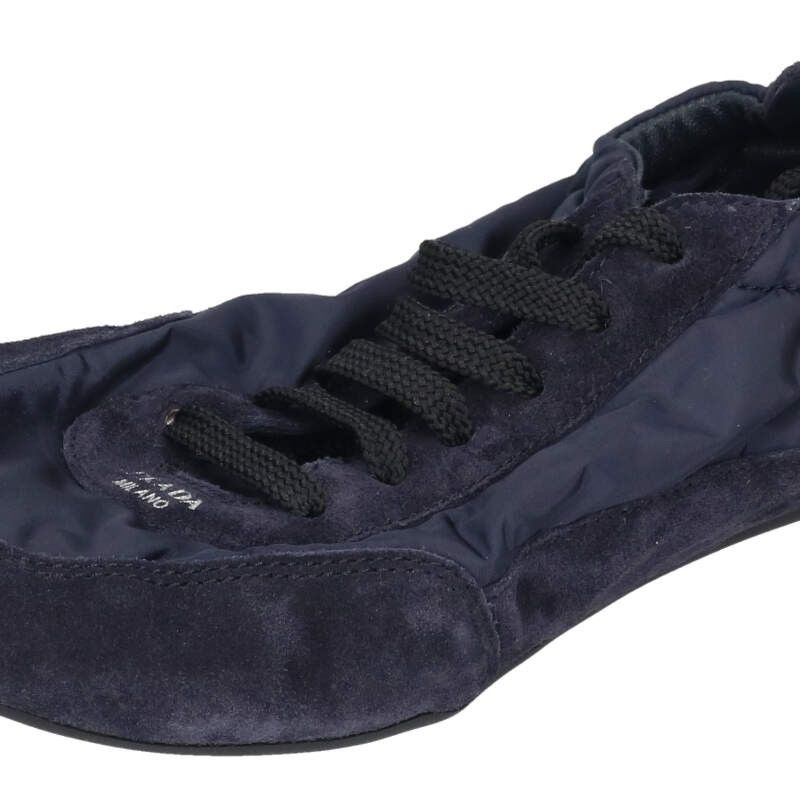 Prada 25 SS 1 E959 N Re-Nylon Suede Sneakers 35 — view 5