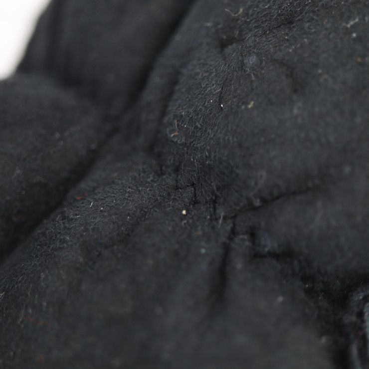 Louis Vuitton Muff Sher Ring Lamb Gloves Mouton Black Monogram Mitten — view 8