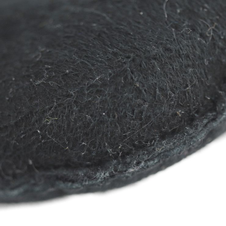 Louis Vuitton Muff Sher Ring Lamb Gloves Mouton Black Monogram Mitten — view 7