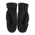 Louis Vuitton Muff Sher Ring Lamb Gloves Mouton Black Monogram Mitten — view 3
