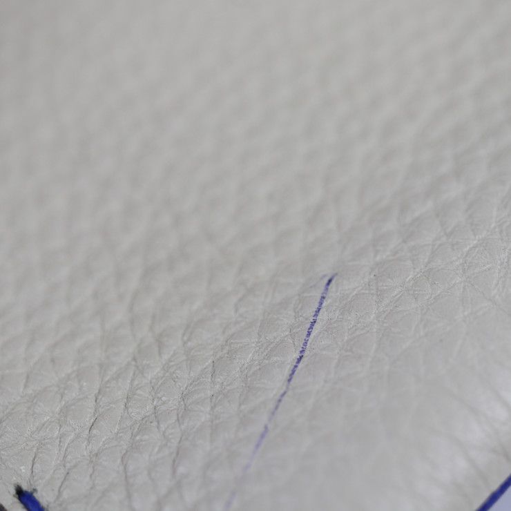 Fendi Alda 326 Clutch Bag 8 N0104 Leather Blue White Selleria Second Turnlock — view 8