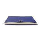 Fendi Alda 326 Clutch Bag 8 N0104 Leather Blue White Selleria Second Turnlock — view 4