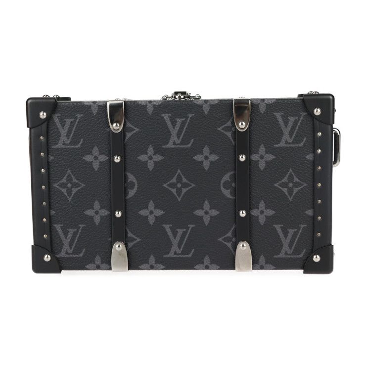 Louis Vuitton Neo Wallet Trunk Shoulder Bag Monogram Eclipse Black Gray — view 2