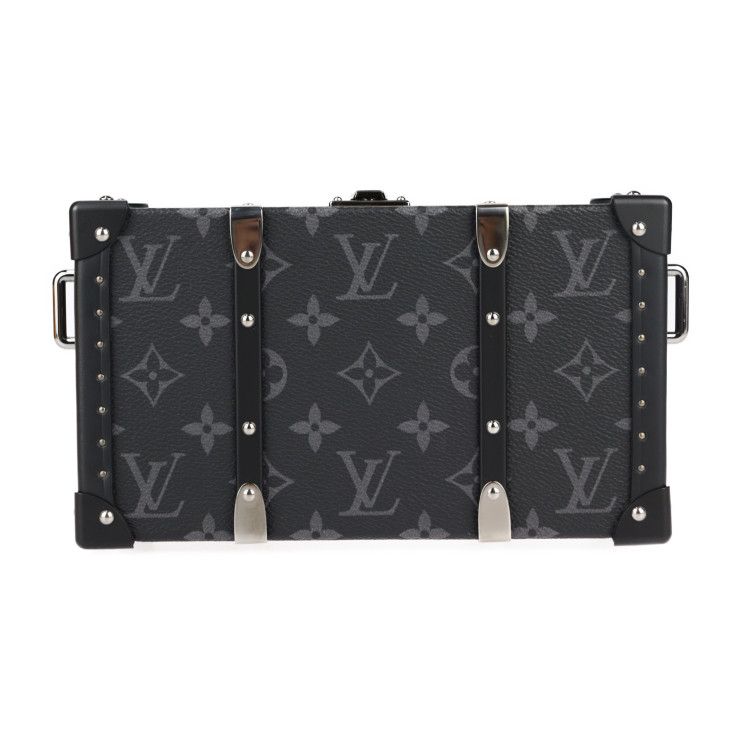 Louis Vuitton Neo Wallet Trunk Shoulder Bag Monogram Eclipse Black Gray — view 4